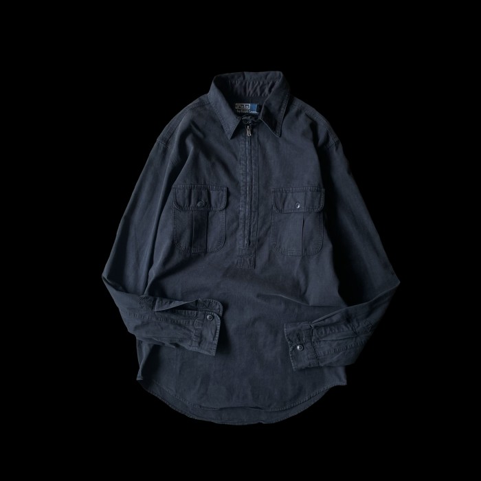 Ralph Lauren half zip work Shirt | Vintage.City 古着屋、古着コーデ情報を発信