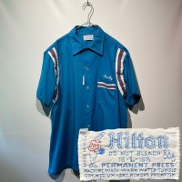⭐︎70‘s “Hilton“ bowling shirt⭐︎ | Vintage.City 古着屋、古着コーデ情報を発信