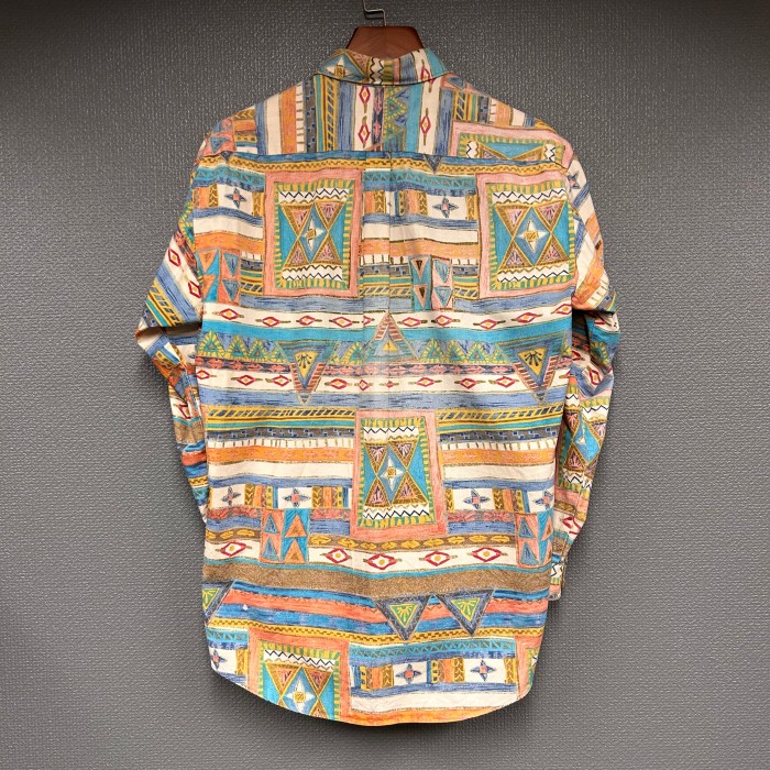 vintage whole pattern shirt | Vintage.City 古着屋、古着コーデ情報を発信