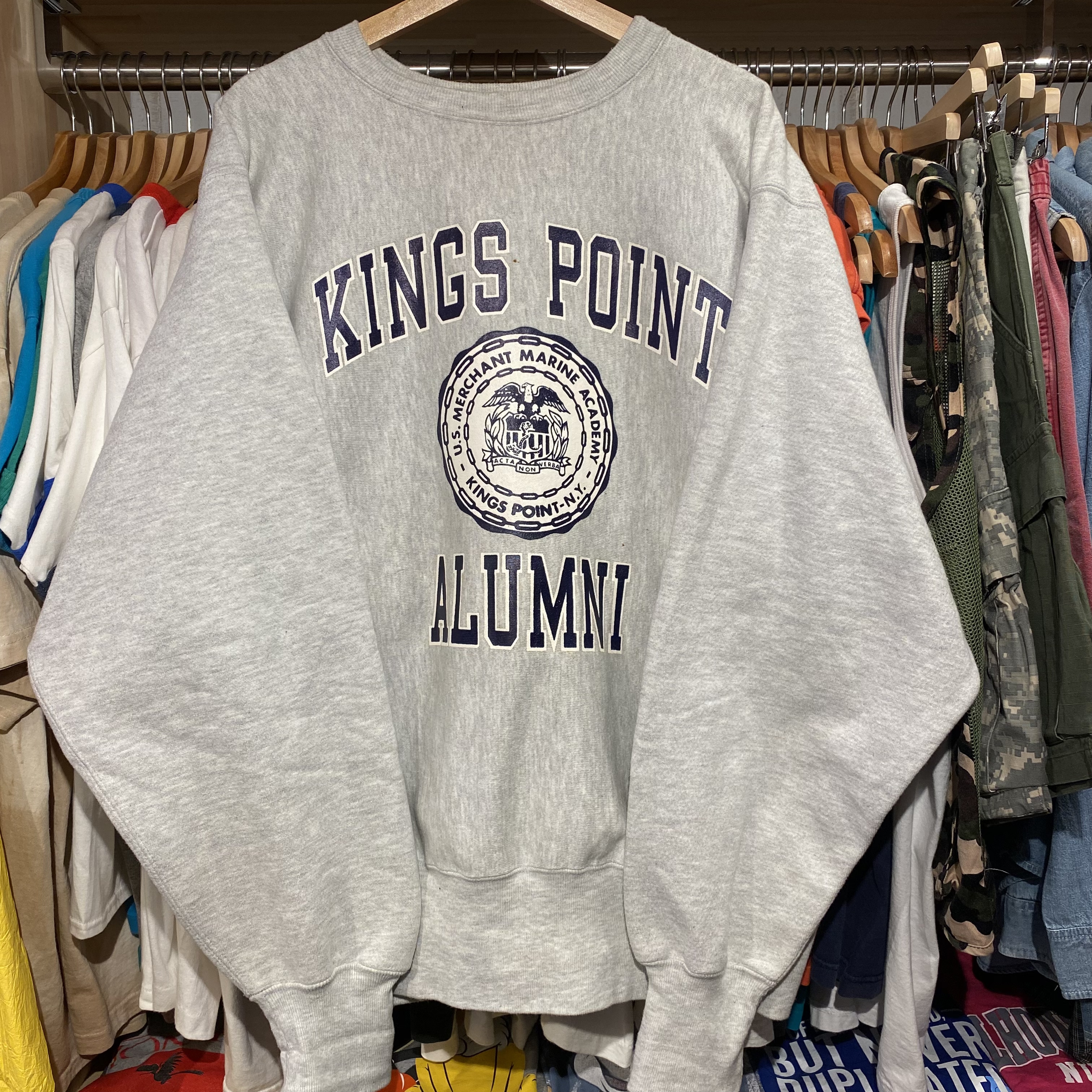 [美品]90s Champion Kings Point リバースウィーブ