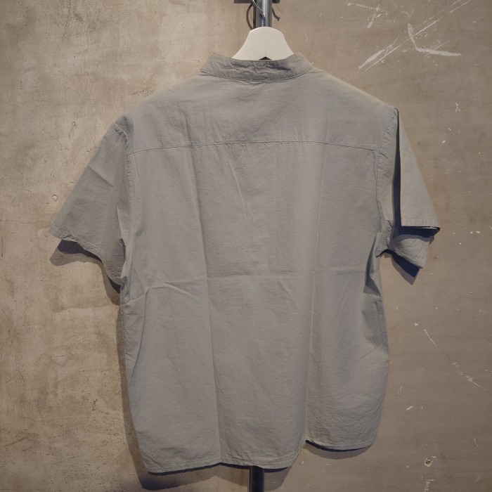 半袖ノーカラーシャツ バンドカラーシャツ Sサイズ ミントグリーン 395 | Vintage.City 빈티지숍, 빈티지 코디 정보