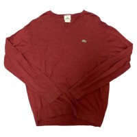 Lacoste Cashmere Knit Red | Vintage.City 古着屋、古着コーデ情報を発信