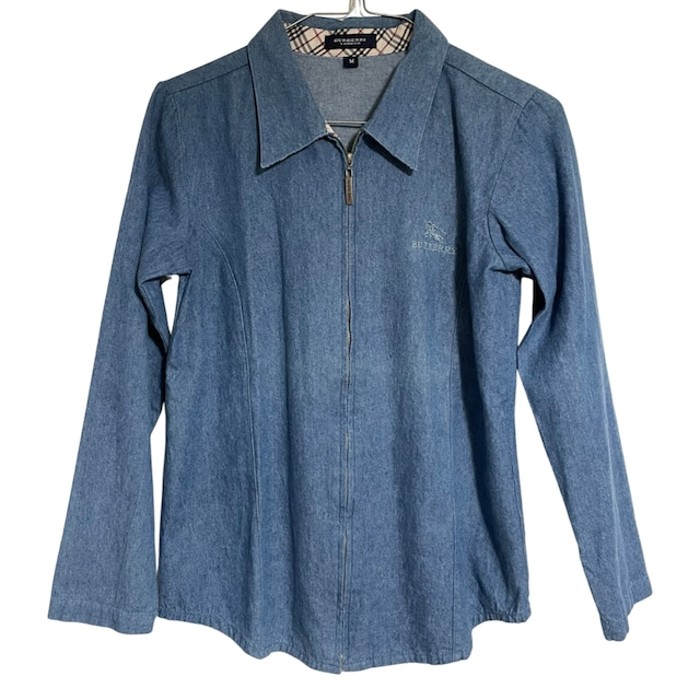 Burberry London Denim Shirt Jacket Blue | Vintage.City 古着屋、古着コーデ情報を発信