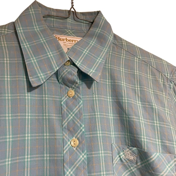 Burberrys of London Plaid Shirt Blue | Vintage.City 빈티지숍, 빈티지 코디 정보