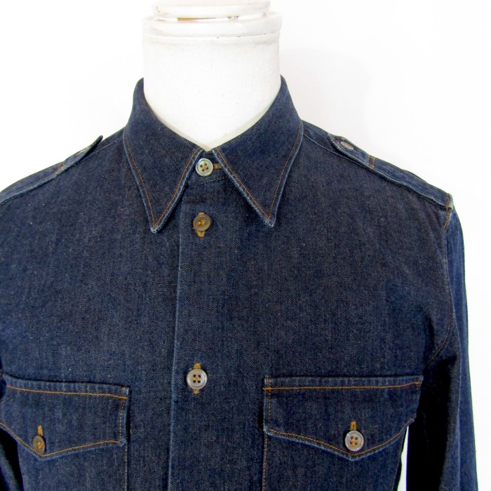 96 HELMUT LANG Archive Denim Shirt | Vintage.City 古着屋、古着コーデ情報を発信