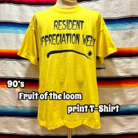 90’s FRUIT OF THE LOOM プリント Tシャツ | Vintage.City 古着屋、古着コーデ情報を発信