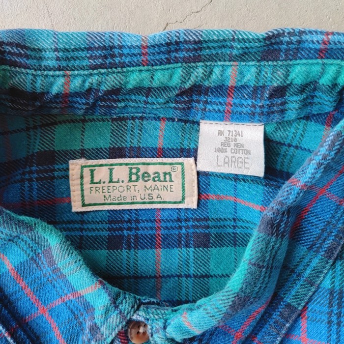 80s LL Bean Made In USA チェック 長袖 ボタンダウンシャツ | Vintage.City 古着屋、古着コーデ情報を発信