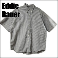 Eddie Bauer　エディーバウアー　ヴィンテージ　BDシャツ　チェック　シアサッカー　サイズXL | Vintage.City 古着屋、古着コーデ情報を発信