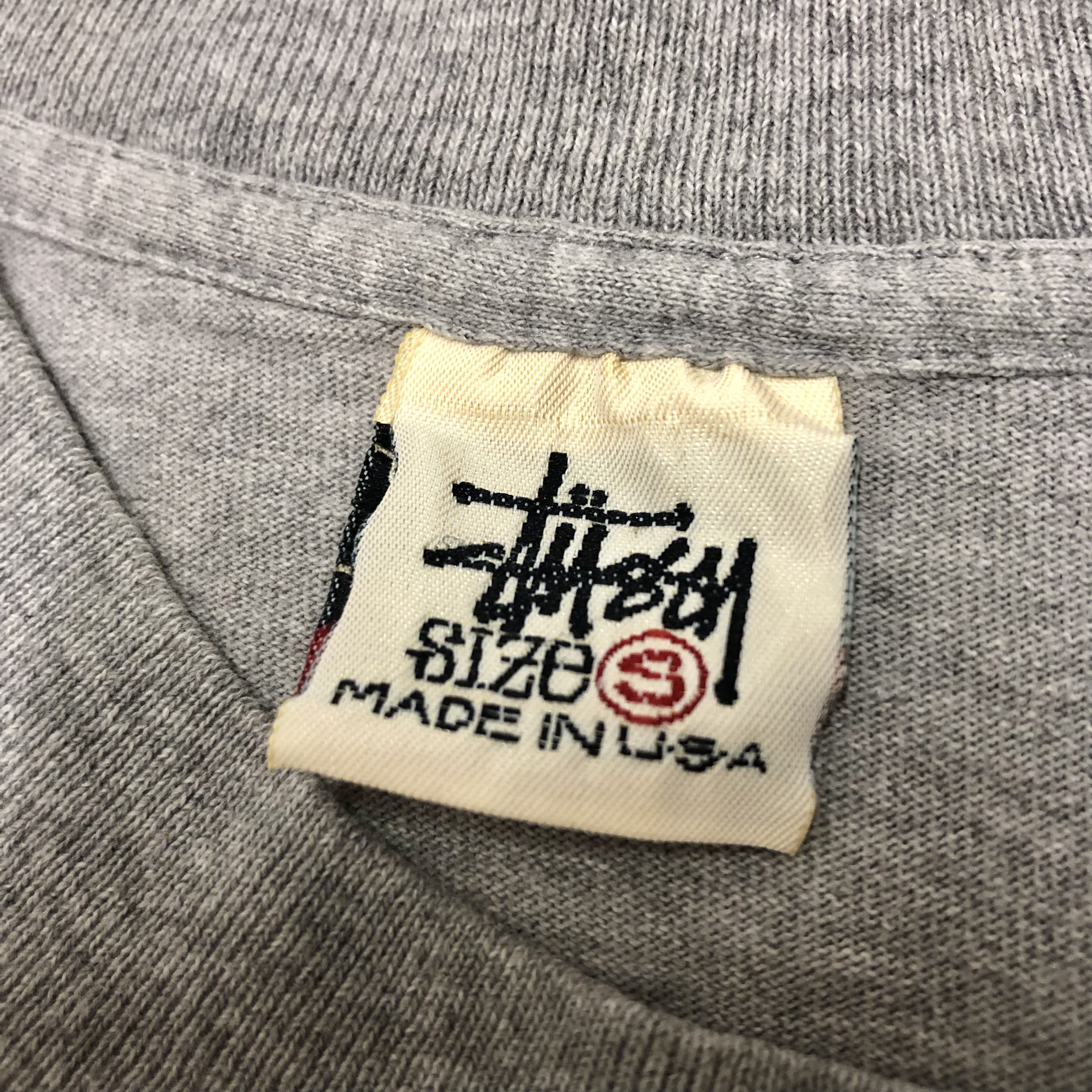 【L】90代前半 白タグ Old Stussy S Logo Tee