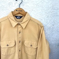 【USED】90s WOOLRICH L/S SHAMORE CLOTH SHIRT MADE IN USA / 90年代 ウールリッチ 長袖シャモアクロスシャツ アメリカ製 | Vintage.City 古着屋、古着コーデ情報を発信