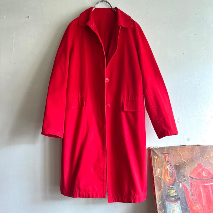 simple red handsome coat/真っ赤なシンプルでハンサムなヴィンテージコート | Vintage.City 빈티지숍, 빈티지 코디 정보