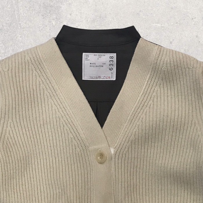sacai　 22AW 「Chalk Stripe x Wool Knit Cardigan」 ニットカーデ | Vintage.City 古着屋、古着コーデ情報を発信