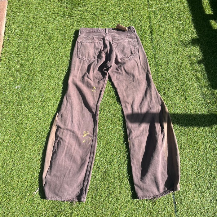 LEVI’S 501 remake flared pants design denim brown | Vintage.City 빈티지숍, 빈티지 코디 정보