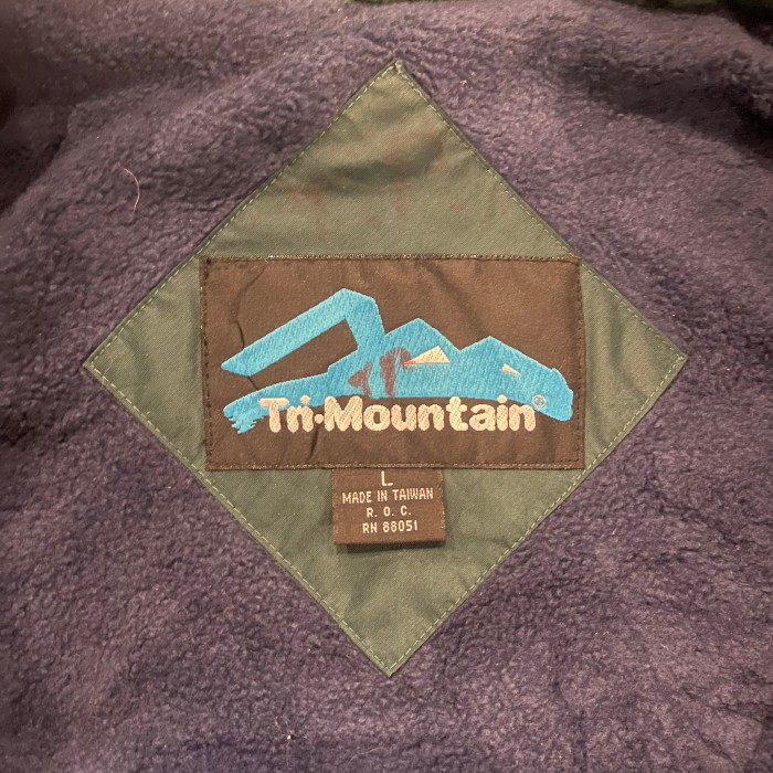 Tri-Mountain full zip nylon vest | Vintage.City 古着屋、古着コーデ情報を発信