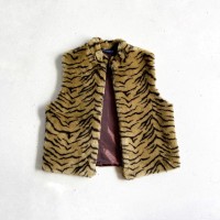 Vintage  Animal pattern  Fur vest 【L】 | Vintage.City 古着屋、古着コーデ情報を発信