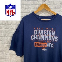 NFL 古着 Tシャツ フットボール ブロンコス スポーツ ネイビー | Vintage.City 古着屋、古着コーデ情報を発信