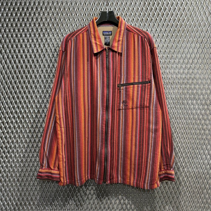 00s【Patagonia】Zip-up Flannel shirt “RHYTHM” | Vintage.City 古着屋、古着コーデ情報を発信