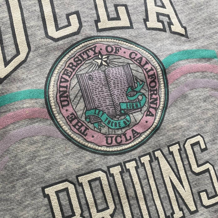 90s ジャンスポーツ カレッジロゴスウェット USA製 M グレー UCLA | Vintage.City 古着屋、古着コーデ情報を発信