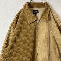 STUSSY corduroy 2tone jacket size M | Vintage.City 古着屋、古着コーデ情報を発信