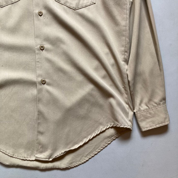 70s Lee L/S work shirt 70年代 Lee ワークシャツ 長袖シャツ 両フラップ付き | Vintage.City 古着屋、古着コーデ情報を発信