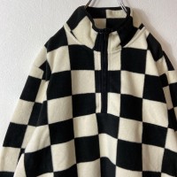 STUSSY halfzip monochrome fleece size M | Vintage.City 古着屋、古着コーデ情報を発信