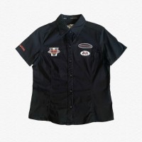 Work Shirt ブラック ワッペン | Vintage.City 빈티지숍, 빈티지 코디 정보