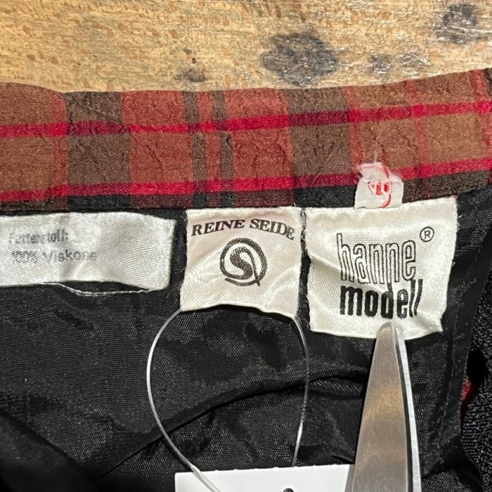 hanne modell plaid skirt | Vintage.City 古着屋、古着コーデ情報を発信