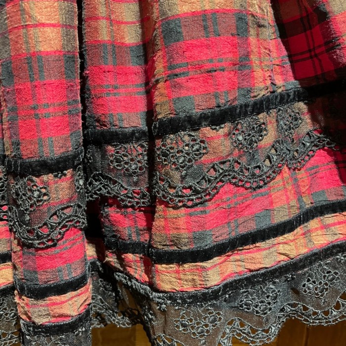 hanne modell plaid skirt | Vintage.City 古着屋、古着コーデ情報を発信