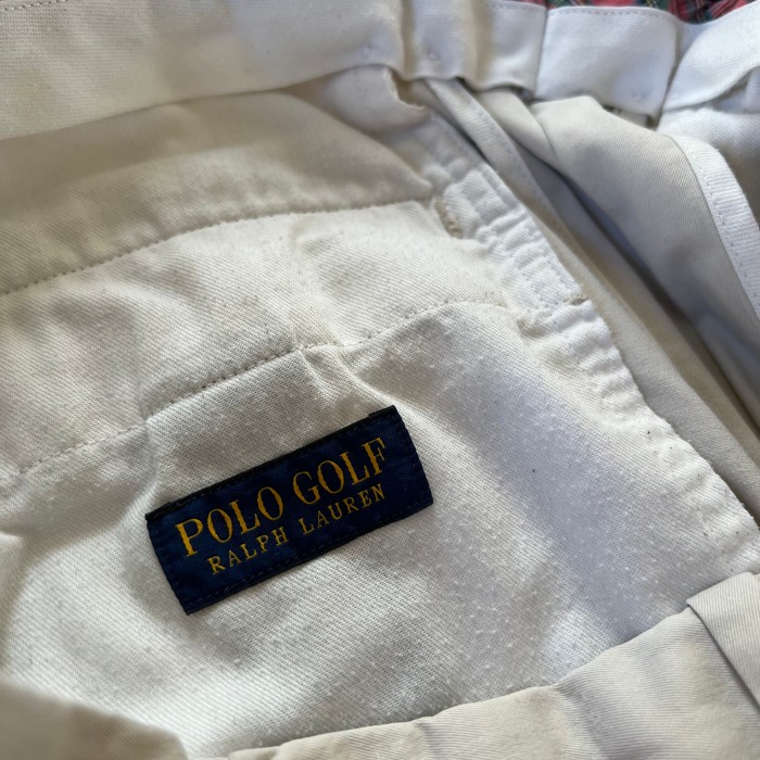 Ralph Lauren ラルフローレン ポロ ゴルフ チノパン スラックス アイボリー ホワイト L | Vintage.City 古着屋、古着コーデ情報を発信