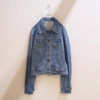 70's Short Length Vintage Denim Jacket | Vintage.City 古着屋、古着コーデ情報を発信