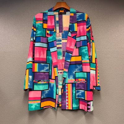 vintage whole pattern jacket | Vintage.City 古着屋、古着コーデ情報を発信