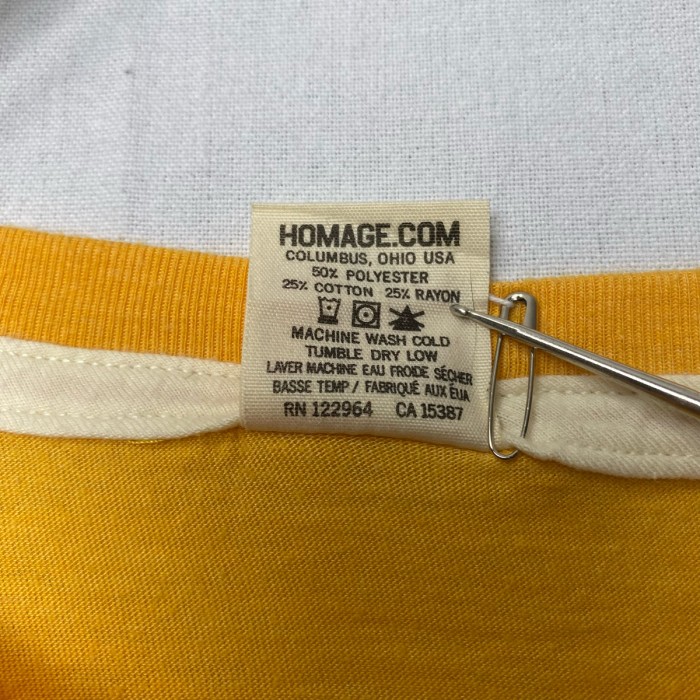 古着 HOMAGE ワニ Tシャツ USA製 黄 イエロー ヴィンテージ | Vintage.City 古着屋、古着コーデ情報を発信