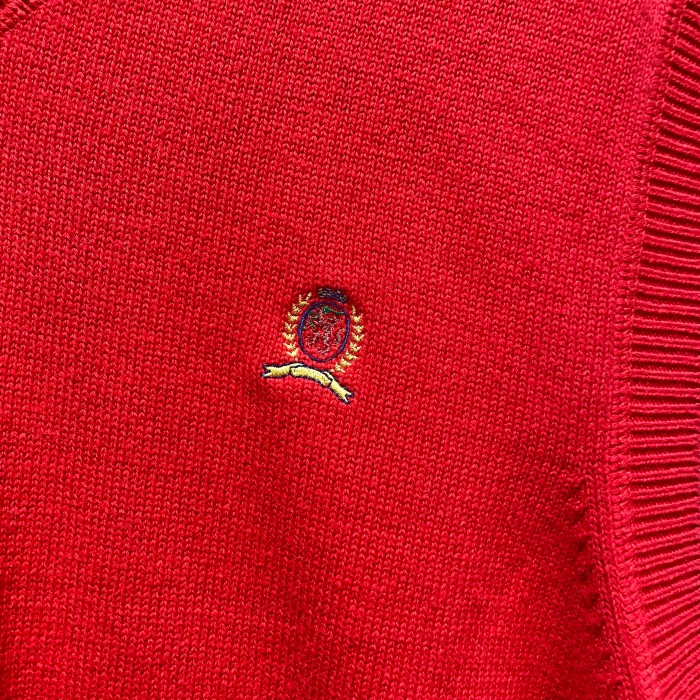 Tommy Hilfiger／ one point knit best | Vintage.City 빈티지숍, 빈티지 코디 정보