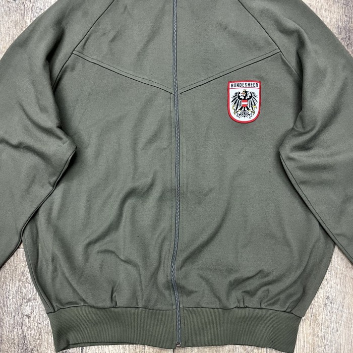 80'S オーストリア軍 ハイネック トレーニングジャケット カーキ (VINTAGE) | Vintage.City 古着屋、古着コーデ情報を発信