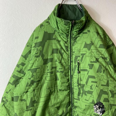 STUSSY 00's reversible monogram jacket size M | Vintage.City 古着屋、古着コーデ情報を発信