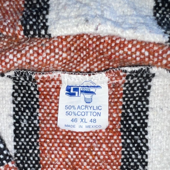 メキシカンパーカー XL マルチカラー ストライプ | Vintage.City 古着屋、古着コーデ情報を発信
