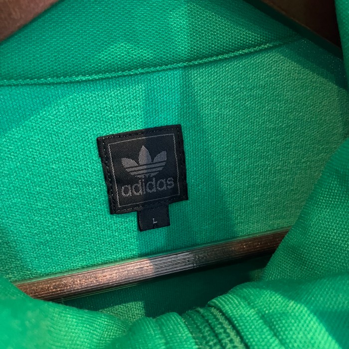adidas アディダス トラックジャケット ジャージ 緑 Lサイズ | Vintage.City 古着屋、古着コーデ情報を発信