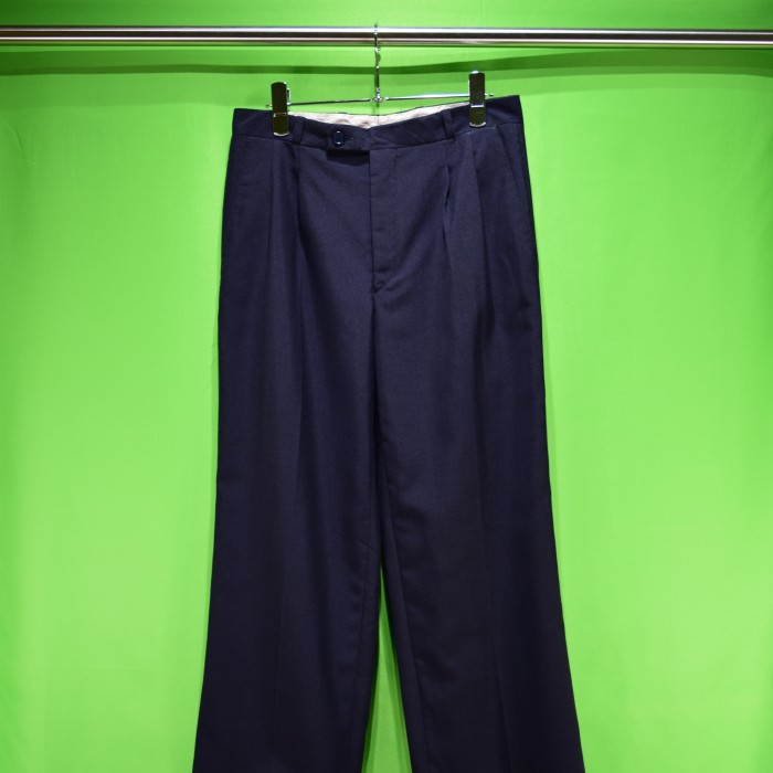vintage euro linen poly slacks pants | Vintage.City 古着屋、古着コーデ情報を発信