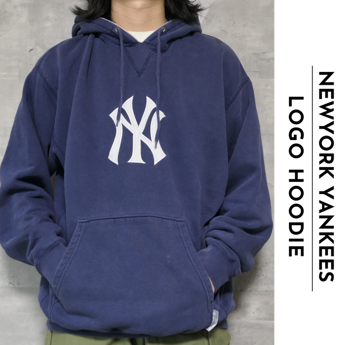 USED L~XL Logo hoodie -NEWYORK YANKEES- | Vintage.City 古着屋、古着コーデ情報を発信