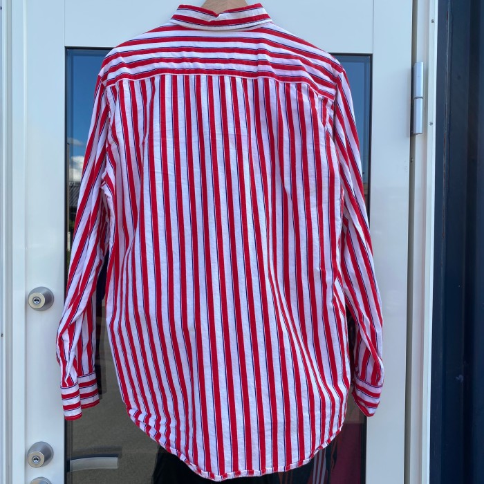 90's SANTANA CLOTHING ストライプ長袖シャツ | Vintage.City 古着屋、古着コーデ情報を発信