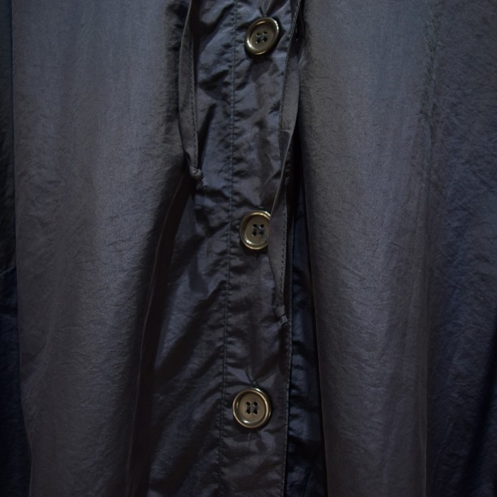 vintage euro design nylon poly long jacket | Vintage.City 古着屋、古着コーデ情報を発信