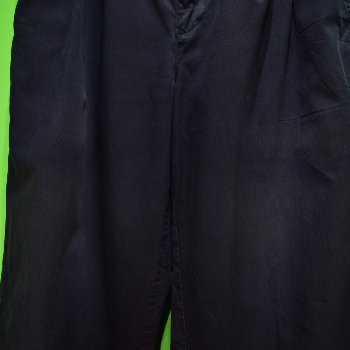 vintage euro cotton tuck slacks pants | Vintage.City 古着屋、古着コーデ情報を発信