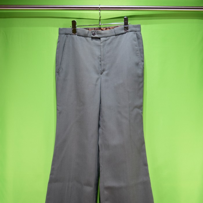vintage 70s collar flare poly pants フランス製 | Vintage.City 古着屋、古着コーデ情報を発信