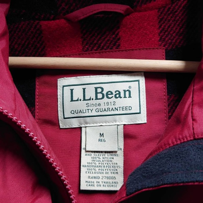 L.L.Bean 60/40クロス マウンテン パーカー ワインレッド M 裏地 | Vintage.City 古着屋、古着コーデ情報を発信
