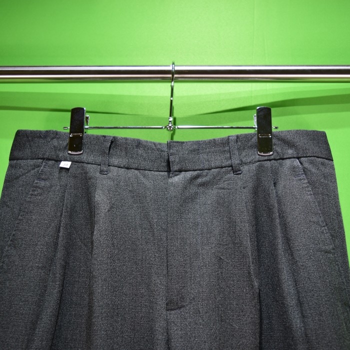 vintage euro poly olive slacks pants イタリア製 | Vintage.City 古着屋、古着コーデ情報を発信