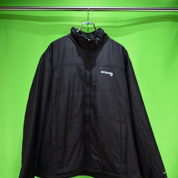 old Columbia GRT black nylon fishing jacket