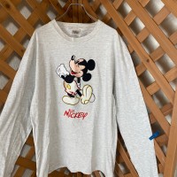 Disney Store ディズニーストア　刺繍　ミッキー　90s ロンT | Vintage.City 古着屋、古着コーデ情報を発信