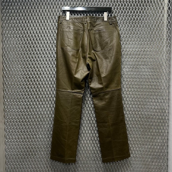Vintage 00's Old Gap Leather Flare Pants