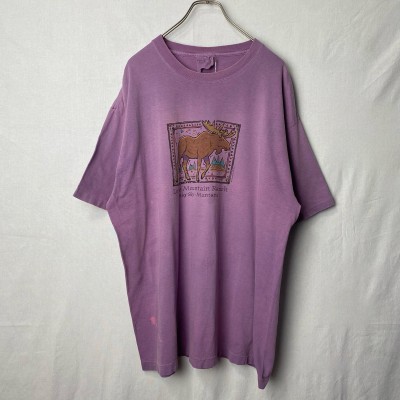 90s ヘラジカ アニマルTシャツ 古着 紫 パープル USA製 ヴィンテージ | Vintage.City 古着屋、古着コーデ情報を発信