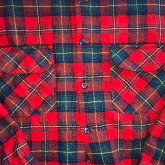 PENDLETON ネルシャツ XL マルチカラーチェック ウール | Vintage.City 빈티지숍, 빈티지 코디 정보
